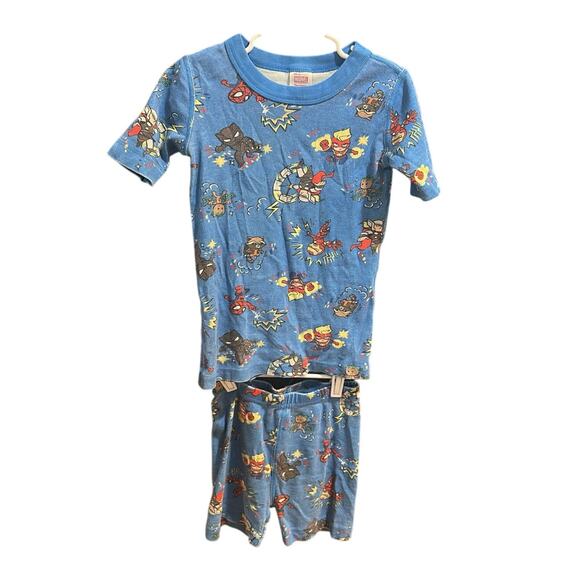 Hanna Andersson Short Johns Unisex Marvel 100% Organic Cotton Size 120cm 6-7Y - Picture 2 of 9